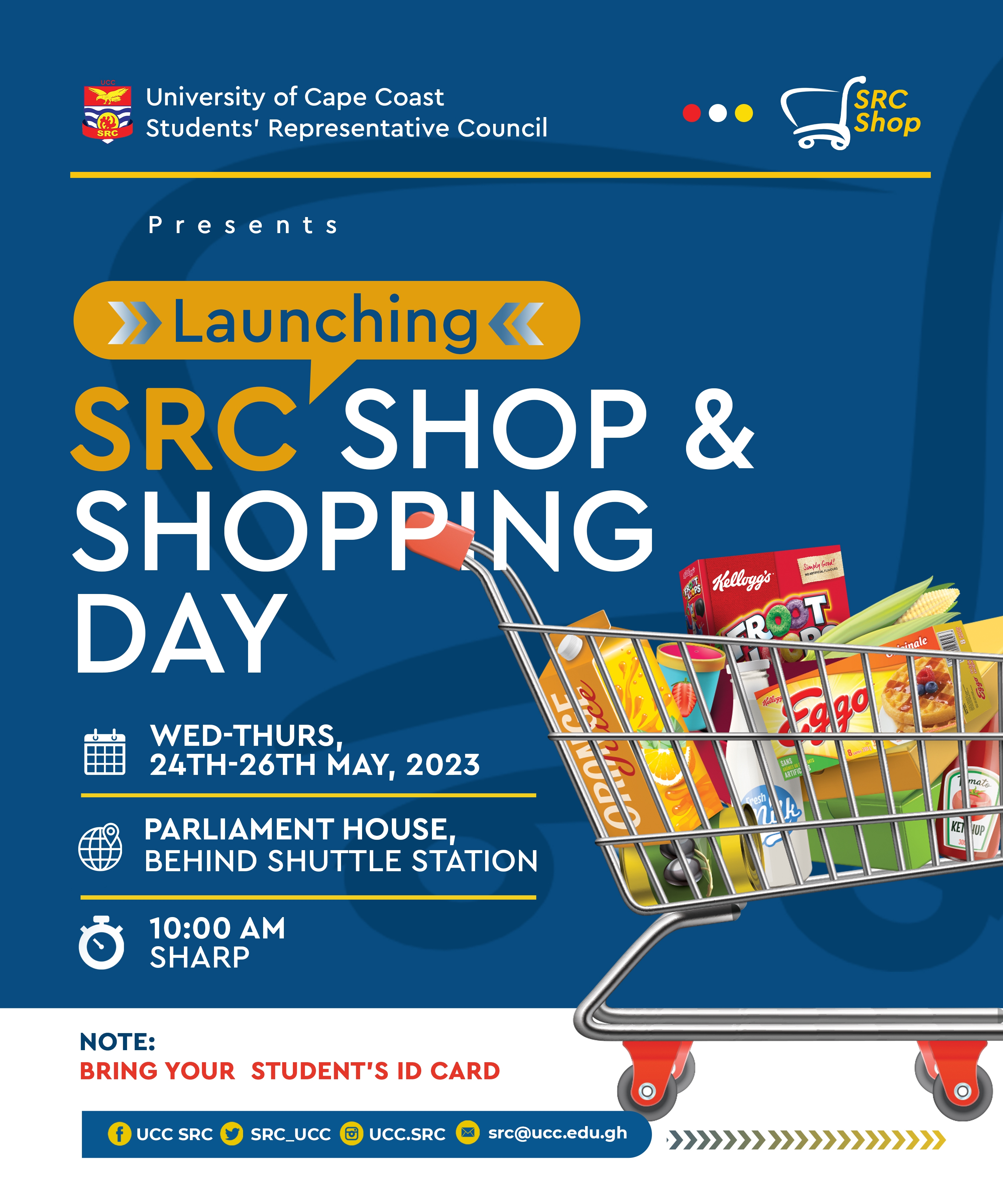 Exciting Announcement: University of Cape Coast SRC Presents SRC Shop and Shopping Day for Provisions!